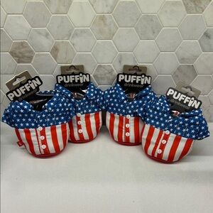 4 Puffin Drinkwear The Aloha  Patriotic insulated can cooler coozies.